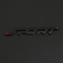 Car Accessories Sticker Styling Metal 3D Chrome Black Auto Car Trunk Racing Sport Word Letter Logo Emblem Badge Decal Sticker