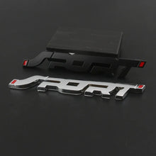 Car Accessories Sticker Styling Metal 3D Chrome Black Auto Car Trunk Racing Sport Word Letter Logo Emblem Badge Decal Sticker