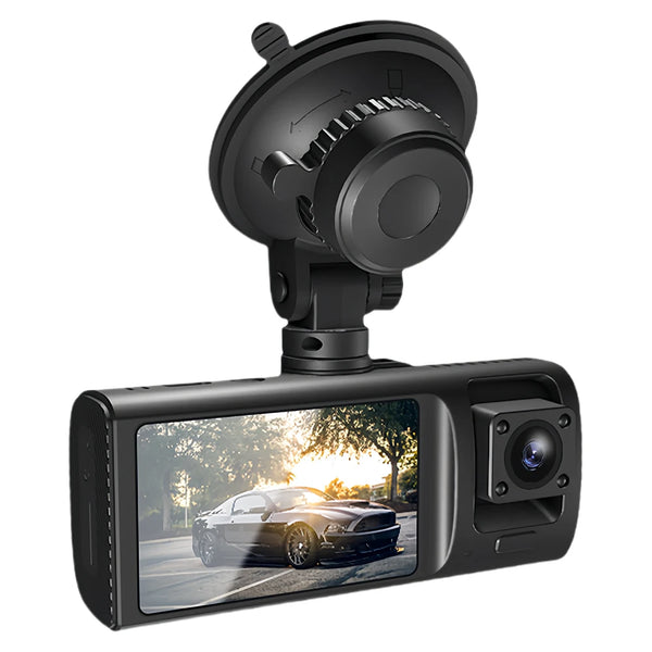 3 Channel WiFi Car DVR HD 1080P IR Night Vision Dashcam Camcorder 2.0inch IPS Front/Cabin/Rear Cam Parking Monitor with G-sensor