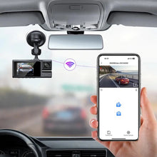 3 Channel Dash Cam Motion Detection HD 1080P Vehicle Video Recorder G-Sensor Car Camcorder Night Vision Front Rear Inside Camera