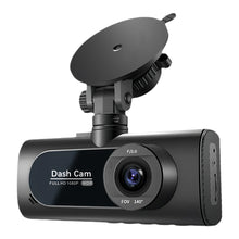 3-Lens Vehicle Dash Cam HD 1080P IR Night Vision Three Way Camera DVR Recorder 2.0inch IPS Front/Cabin/Rear Cam with G-sensor