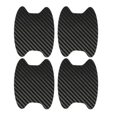 8pcs/Universal Handle Sticker Car Door Handle Bumper Sticker Paper Protective Film Carbon Fiber Handle Wrist Bumper Sticke