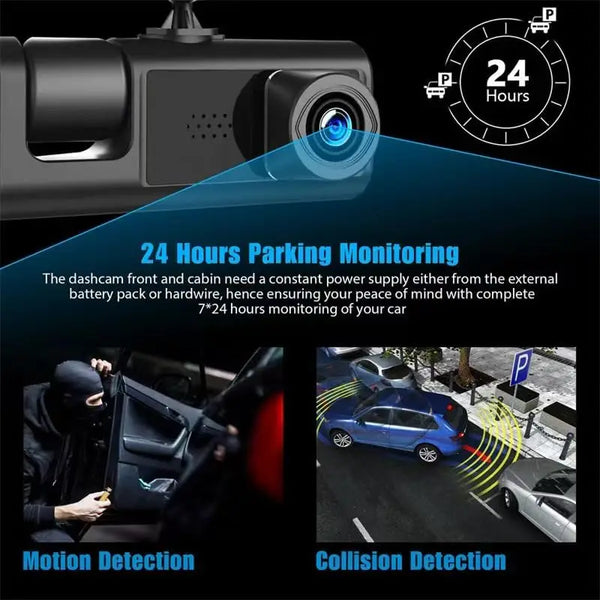 Car Dash Cam for Acura MDX/RDX 2007 2008 2009 2010 2011 2012 2013 2014 2015 2016 2017-2025, 140° Wide Angle and 24H Parking Mode