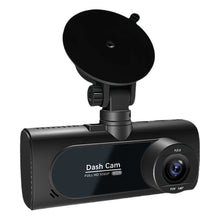 3-Lens Vehicle Dash Cam HD 1080P IR Night Vision Three Way Camera DVR Recorder 2.0inch IPS Front/Cabin/Rear Cam with G-sensor