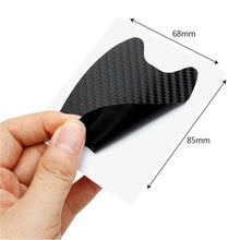8pcs/Universal Handle Sticker Car Door Handle Bumper Sticker Paper Protective Film Carbon Fiber Handle Wrist Bumper Sticke