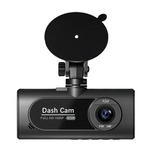 3-Lens Vehicle Dash Cam HD 1080P IR Night Vision Three Way Camera DVR Recorder 2.0inch IPS Front/Cabin/Rear Cam with G-sensor