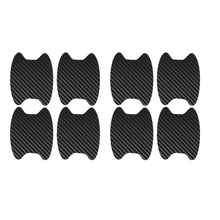 8pcs/Universal Handle Sticker Car Door Handle Bumper Sticker Paper Protective Film Carbon Fiber Handle Wrist Bumper Sticke