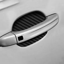8pcs/Universal Handle Sticker Car Door Handle Bumper Sticker Paper Protective Film Carbon Fiber Handle Wrist Bumper Sticke
