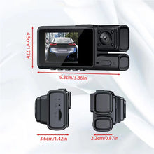 3 Channel Dash Cam Motion Detection HD 1080P Vehicle Video Recorder G-Sensor Car Camcorder Night Vision Front Rear Inside Camera