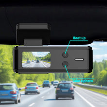 Aprilboy 4K WIFI Dash Cam 2160P Car DVR Front and Rear Dual Lens Auto Car Camera with Night Vision G-Sensor 24H Parking Monitor