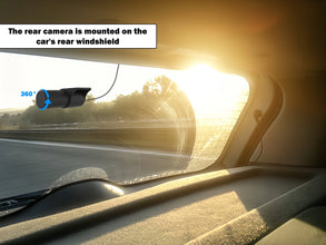 Aprilboy 4K WIFI Dash Cam 2160P Car DVR Front and Rear Dual Lens Auto Car Camera with Night Vision G-Sensor 24H Parking Monitor