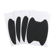 8pcs/Universal Handle Sticker Car Door Handle Bumper Sticker Paper Protective Film Carbon Fiber Handle Wrist Bumper Sticke